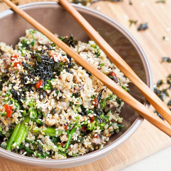 Vegan Asian Quinoa Veggie Bowls