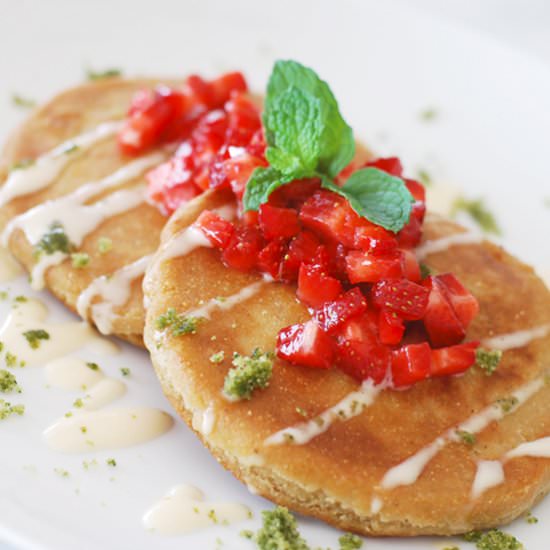 Roasted Strawberry Pupusas