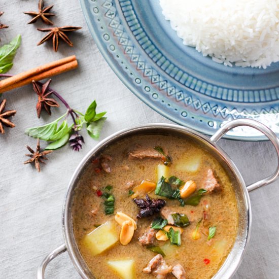 Massaman Curry with Beef