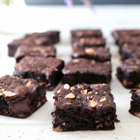 Banana Cake Nut Butter Brownie