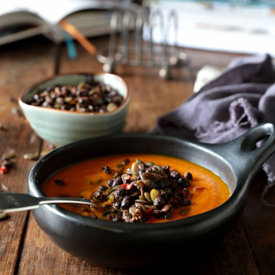 Carrot, Pumpkin and Turmeric Soup