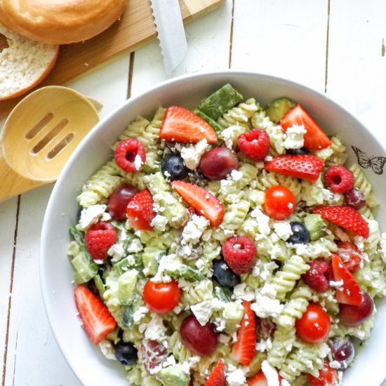 Healthy Avocado Berry Salad