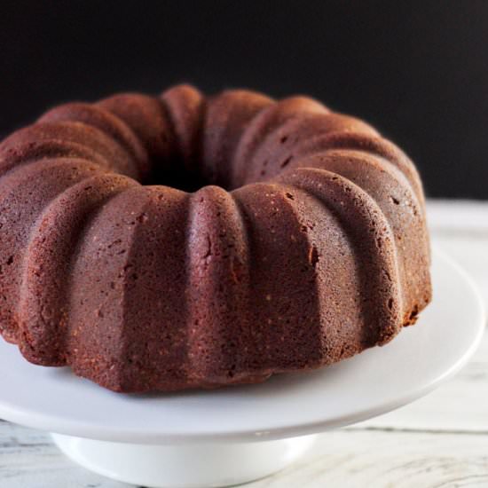 Chocolate Pound Cake on the Smoker