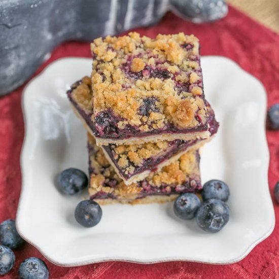 Blueberry Streusel Bars