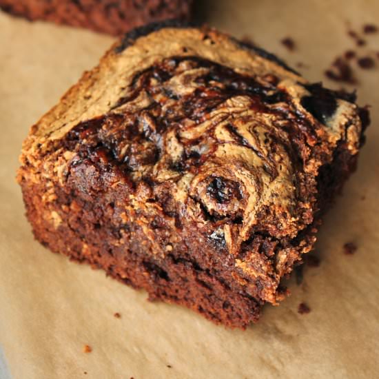 Cashew Butter and Jelly Brownies