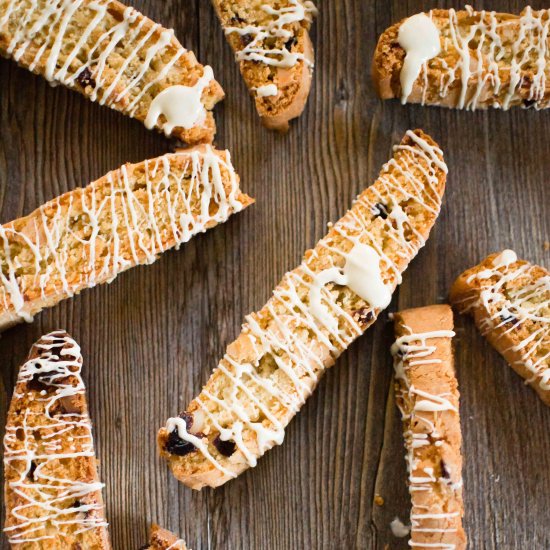 Cranberry and Orange Biscotti