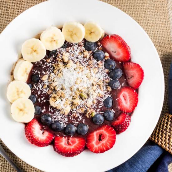 Oahu Acai Breakfast Bowl