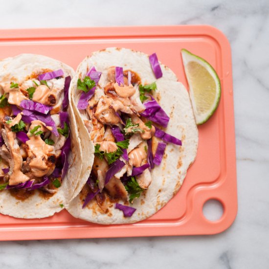 Barbecue Chicken Tacos