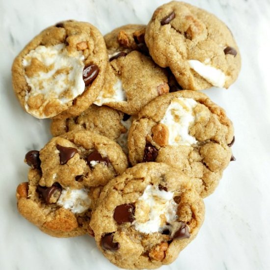 Vegan S’mores Cookies