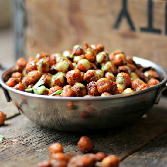 Spicy Roasted Chickpeas