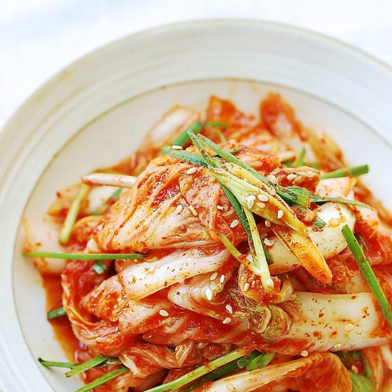 Fresh kimchi