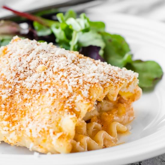 Chicken Cordon Bleu Lasagna Roll