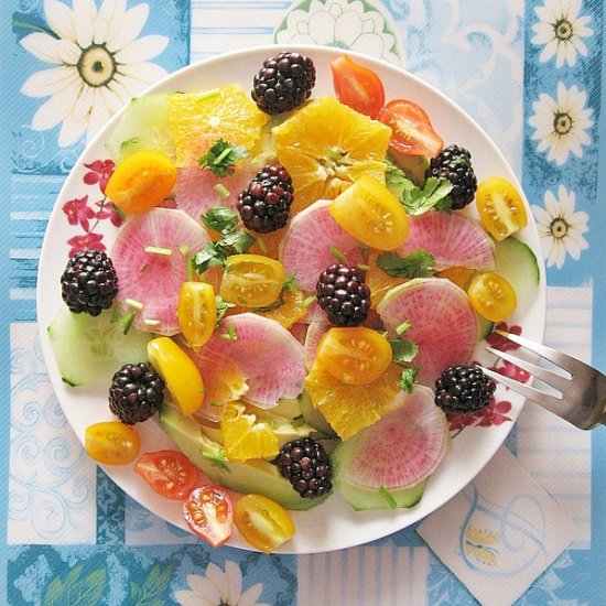 Radish Berry Salad