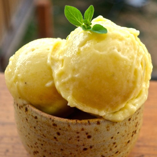 Mango Banana Ice Cream