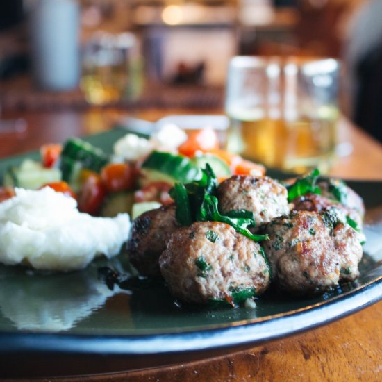 Greek Lamb Meatballs