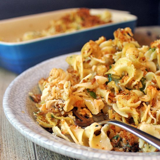 Baked Chicken Caesar Pasta