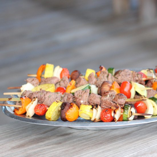 Lemon Herb Lamb Kabobs