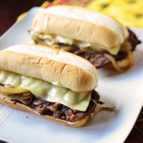 Slow Cooker French Dip Sandwiches