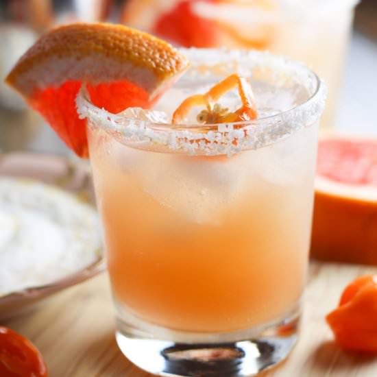 Grapefruit Habanero Margarita