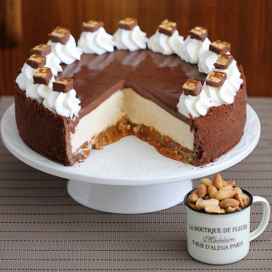 Snickers Ice Cream Cake