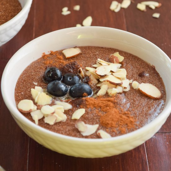 Soaked Teff Breakfast Porridge