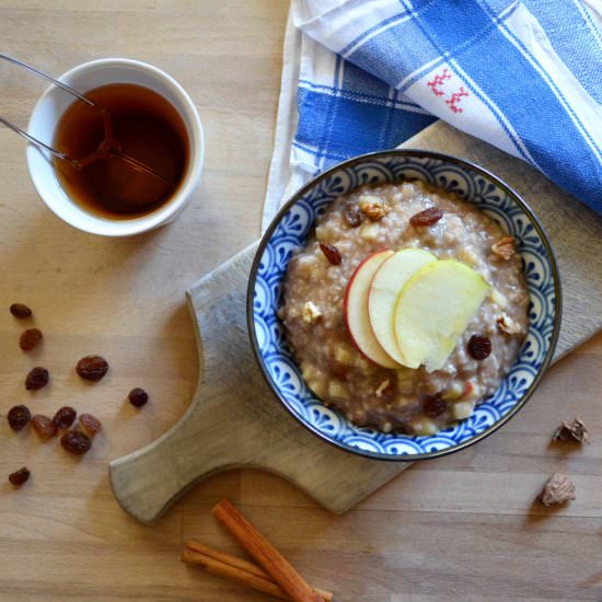 Apple Pie Oatmeal