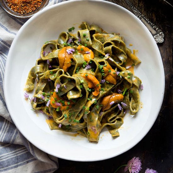 Nori Tagliatelle with Uni