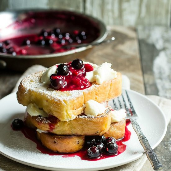 Berry Mascarpone French Toast