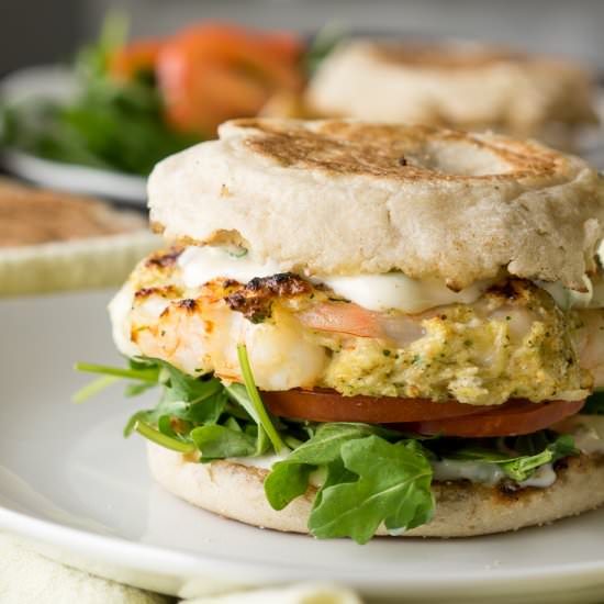 Grilled Shrimp Burgers