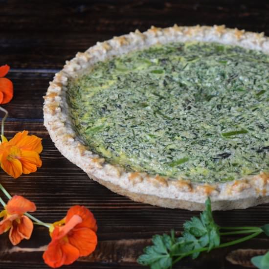 Asparagus Quiche with Fresh Herbs