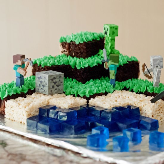 Minecraft Cake