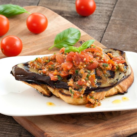 Bruschetta with Eggplant