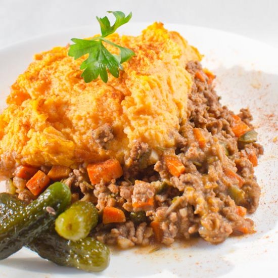 Lamb & Sweet Potato Shepherd’s Pie