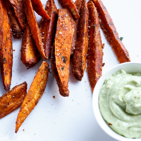 Crispy Sweet Potato Wedges