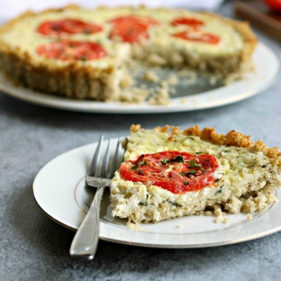 Tomato and Cottage Cheese Tart