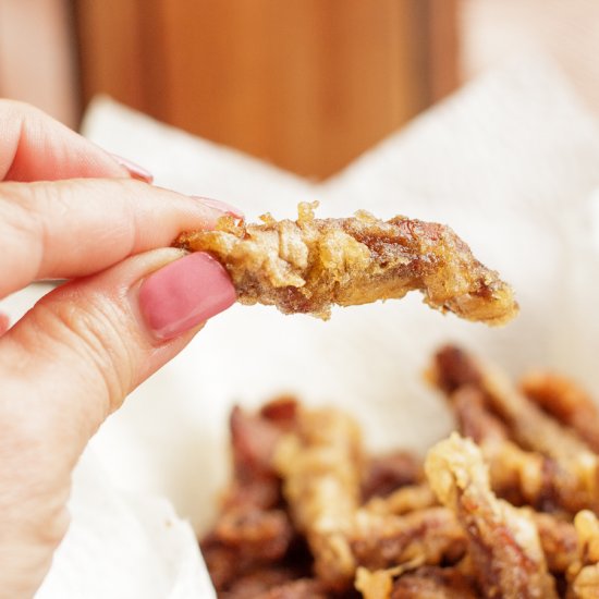 Deep Fried Duck Tongues