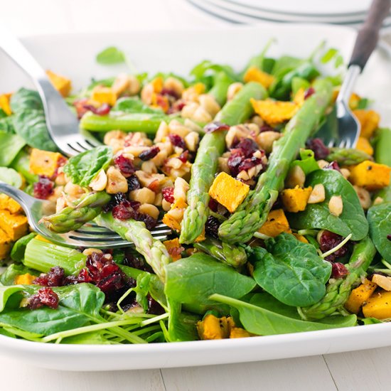 Pumpkin Asparagus Salad