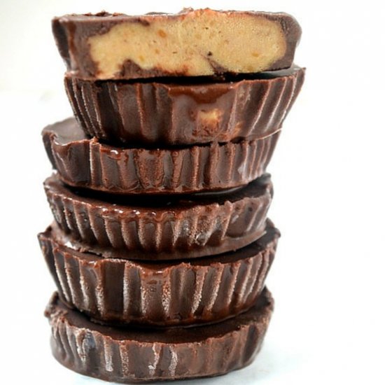 Frozen Banana Peanut Butter Cups