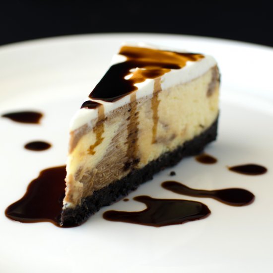 Balsamic Swirl Lime Cheesecake