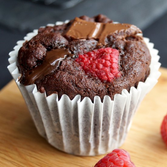 Chocolate & Raspberry Muffins