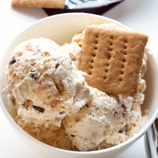 No-Churn S’more Ice Cream