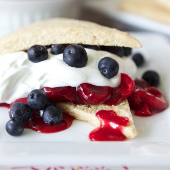 Cherry Blueberry Shortcakes