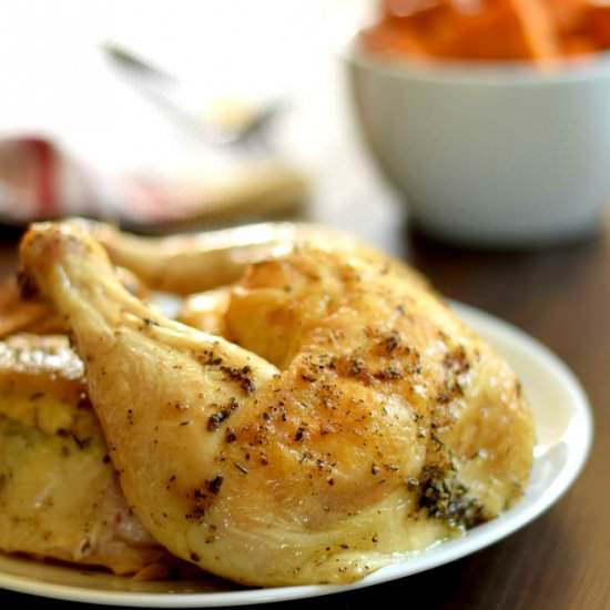 Butterflied Herb Chicken