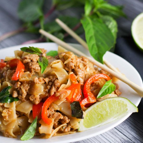 Pad Kee Mao (Drunken Noodles)