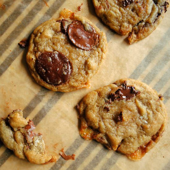 Chocolate Toffee Cookies