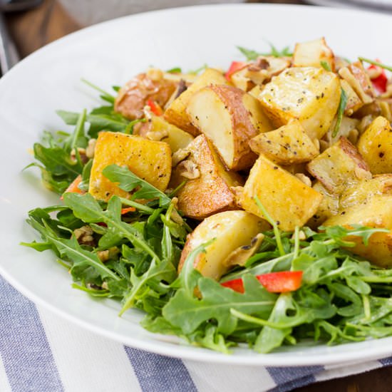 Roasted Potato & Arugula Salad