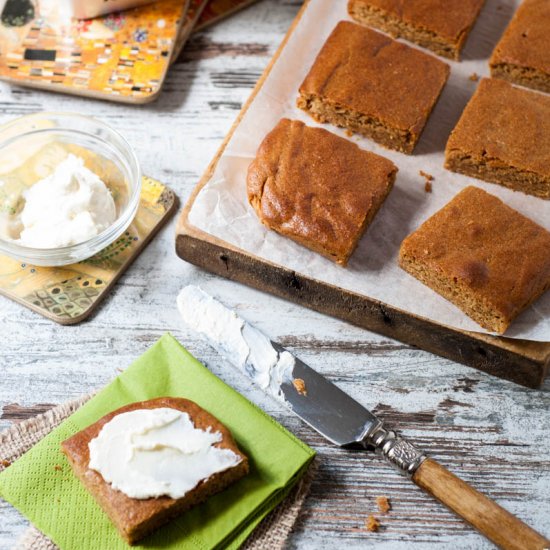 Brown Butter Tahini Blondies