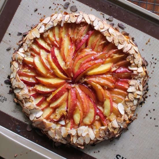 Ginger-Nectarine Galette