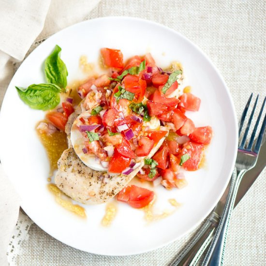 Grilled Chicken Caprese