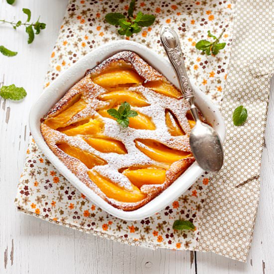 Coconut and Mango Clafoutis